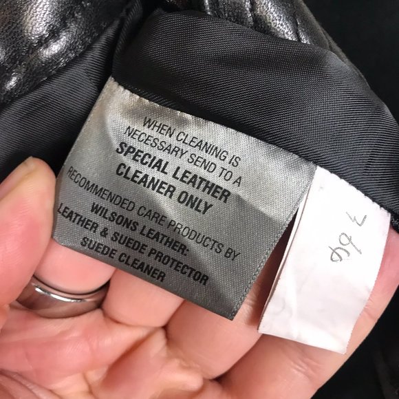 Wilsons Leather x Venus Williams Black 100% Genuine Leather Y2K Straight Pants - Picture 9 of 14